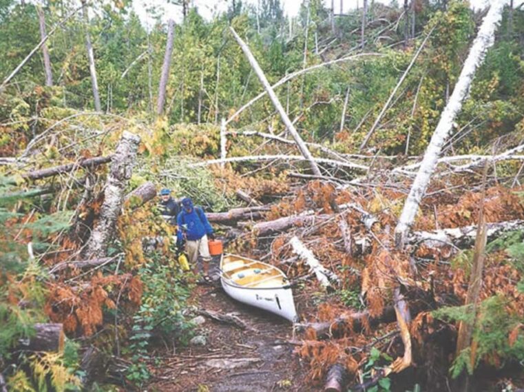 JULY 4TH 1999 – THE BLOWDOWN REMEMBERED, Poplar Creek and Canoe Outfitting